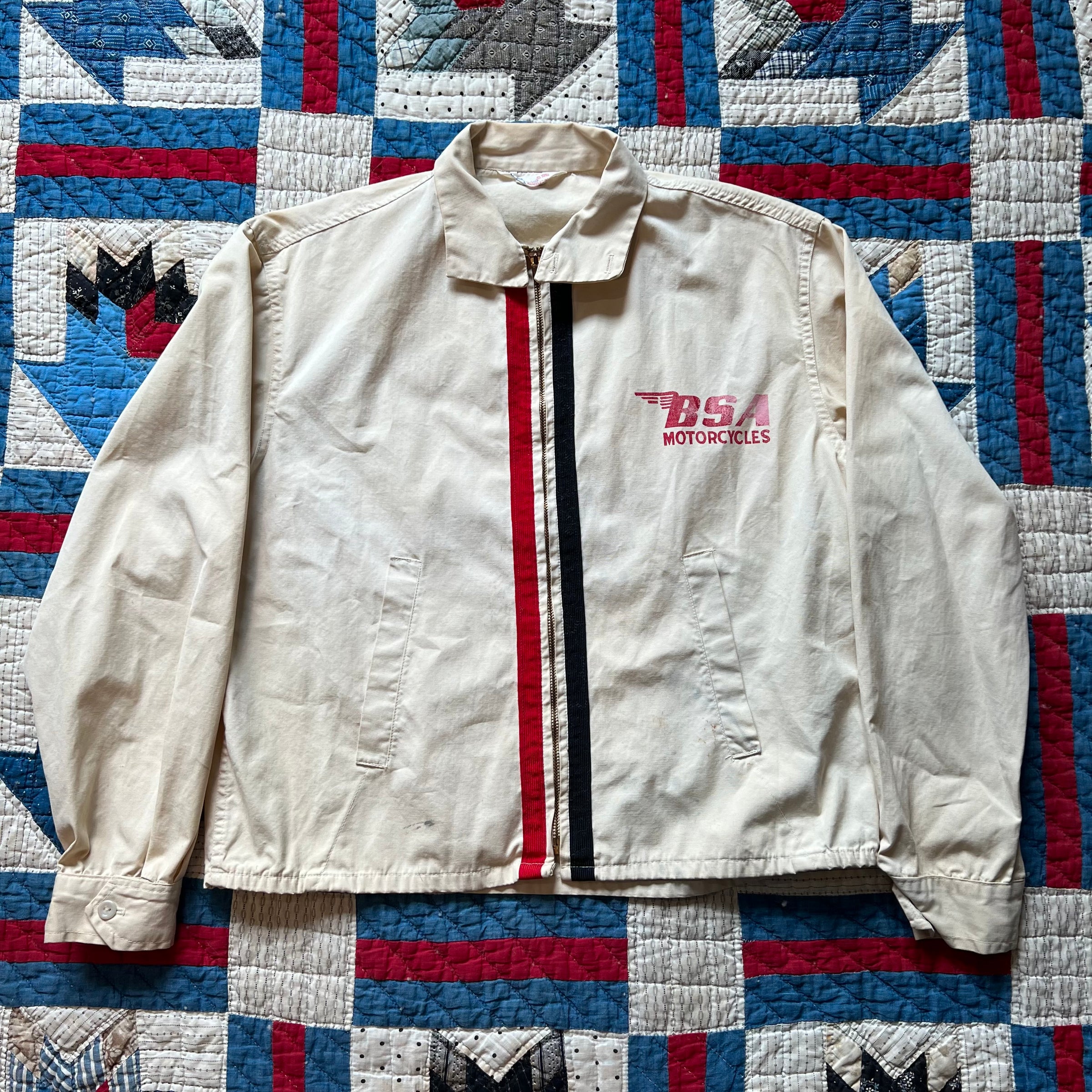 1960's Champion BSA Motorcycles Lightweight Cotton Jacket Medium