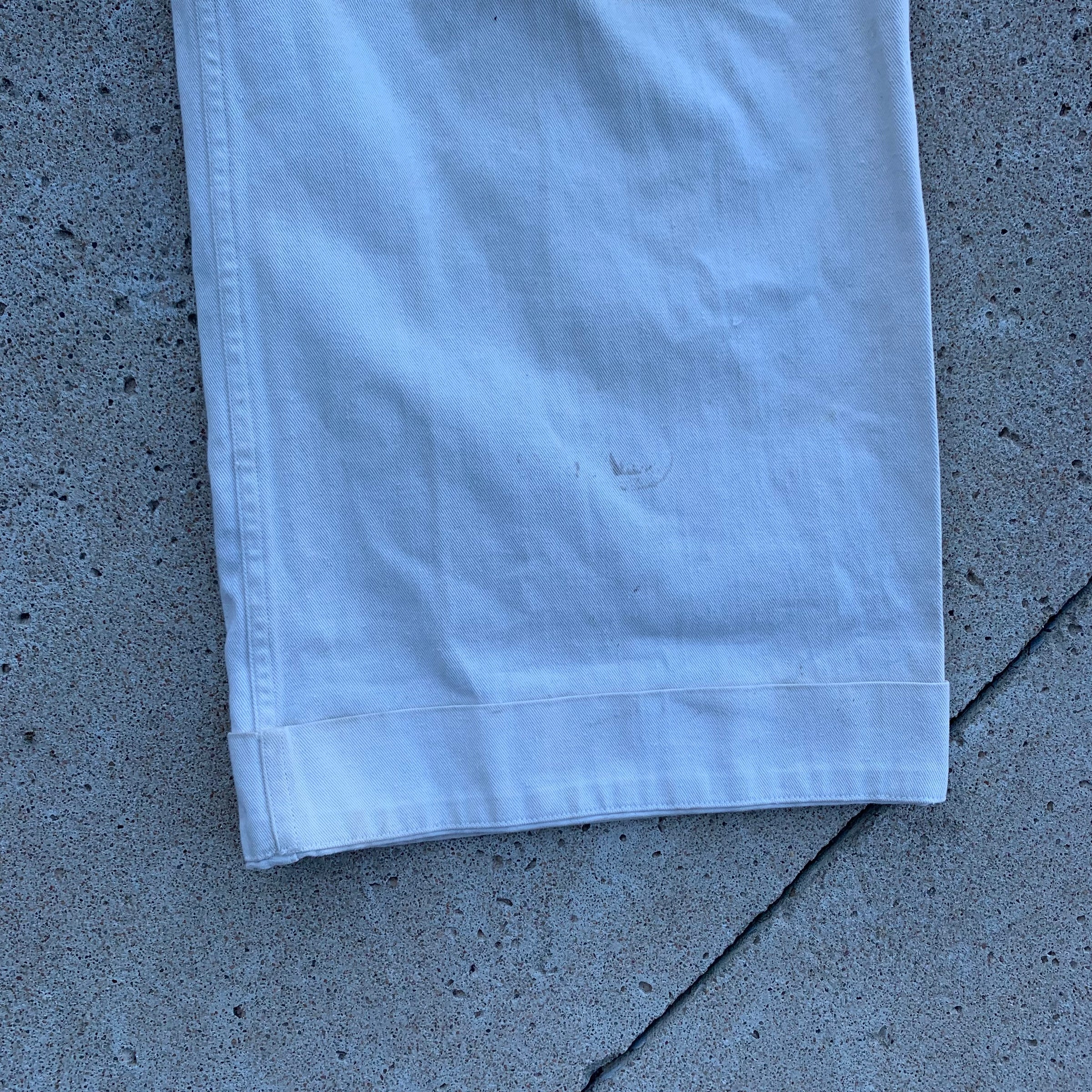 1940’s WWII Sailor Whites 32” x 30.5”