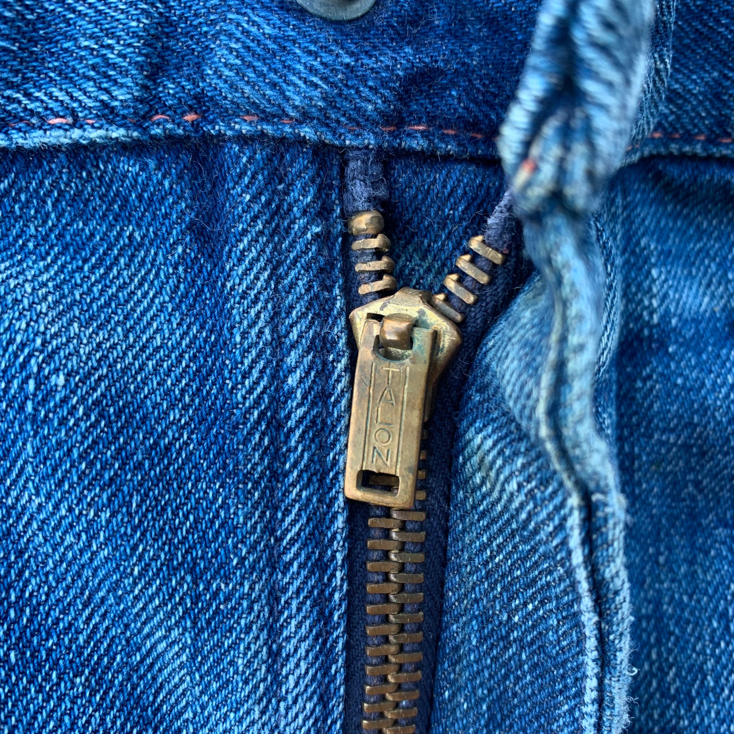 Late 40s Repaired Big Mac Jeans 35” x 29”