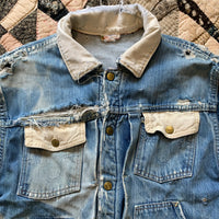 1960's Buckaroo by Big Smith Thrashed Denim Jacket Medium