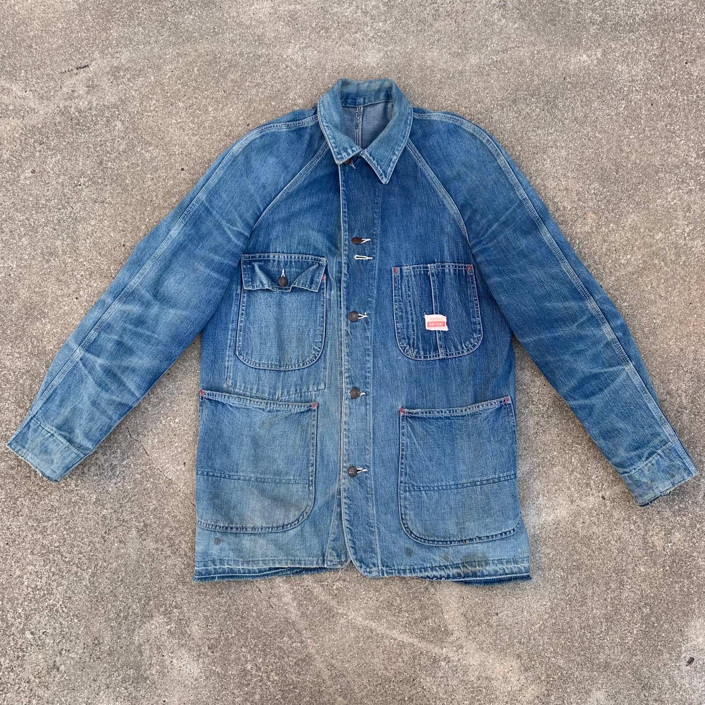1950’s Payday Denim Chore Coat Medium