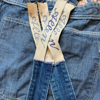 1940's/50's Allen 8oz Sanforized Denim Overalls 37" x 30"