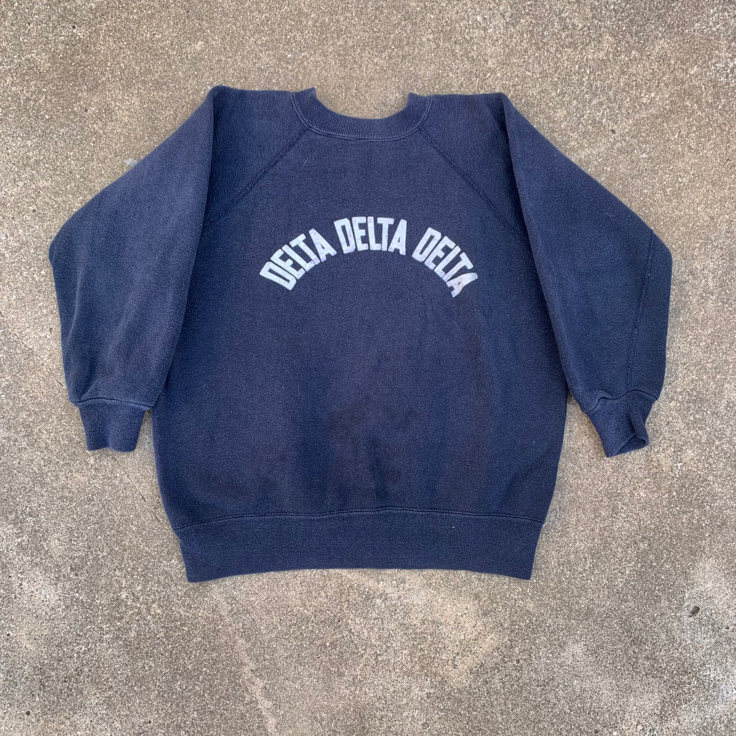 1960's Tri-Delt Sorority Sweatshirt Small