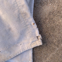 1940’s Thrashed White Corduroy Pants 32” x 27.5”