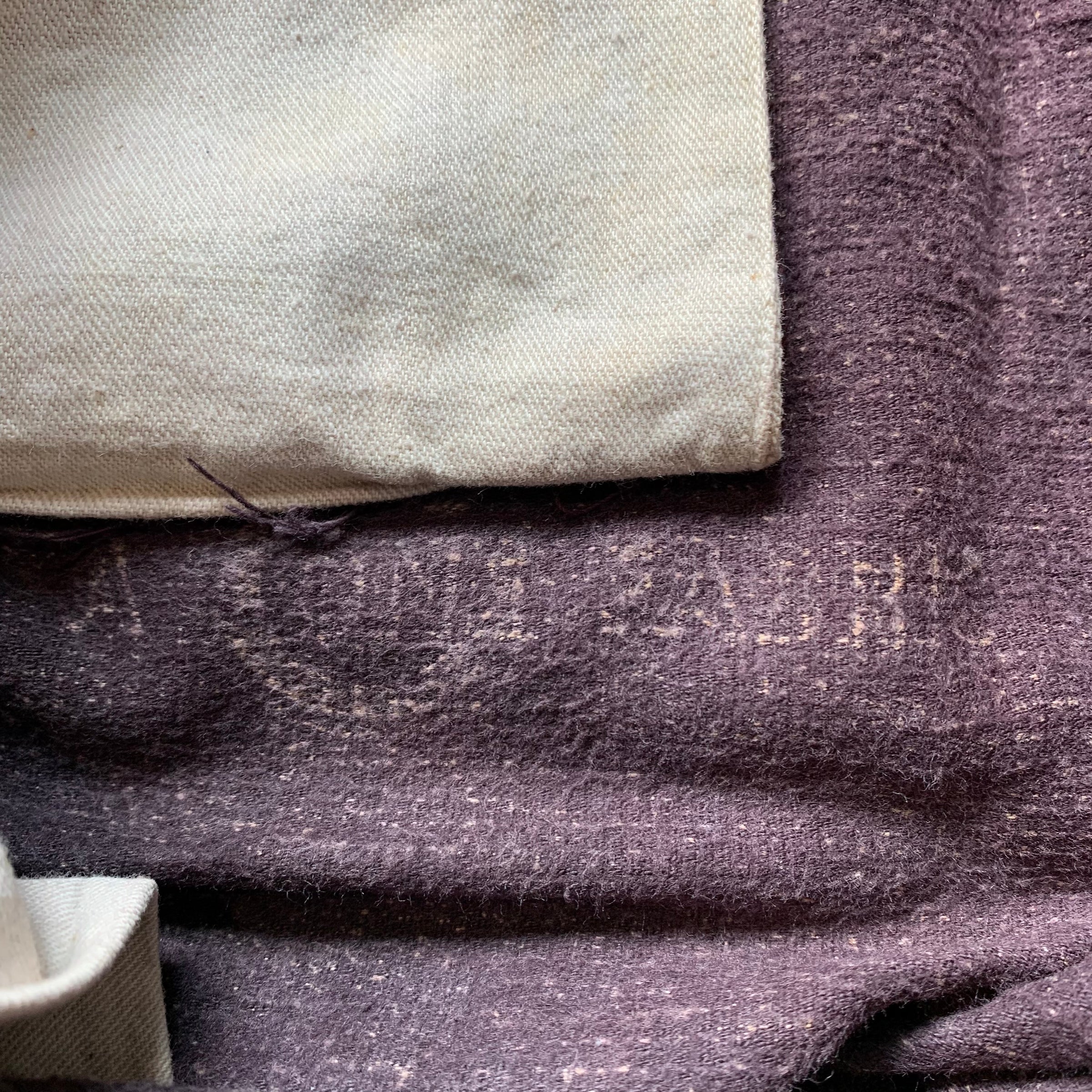 1930's/40's Cone Fabric Textured Brown Corduroy Pants 31" x 28"