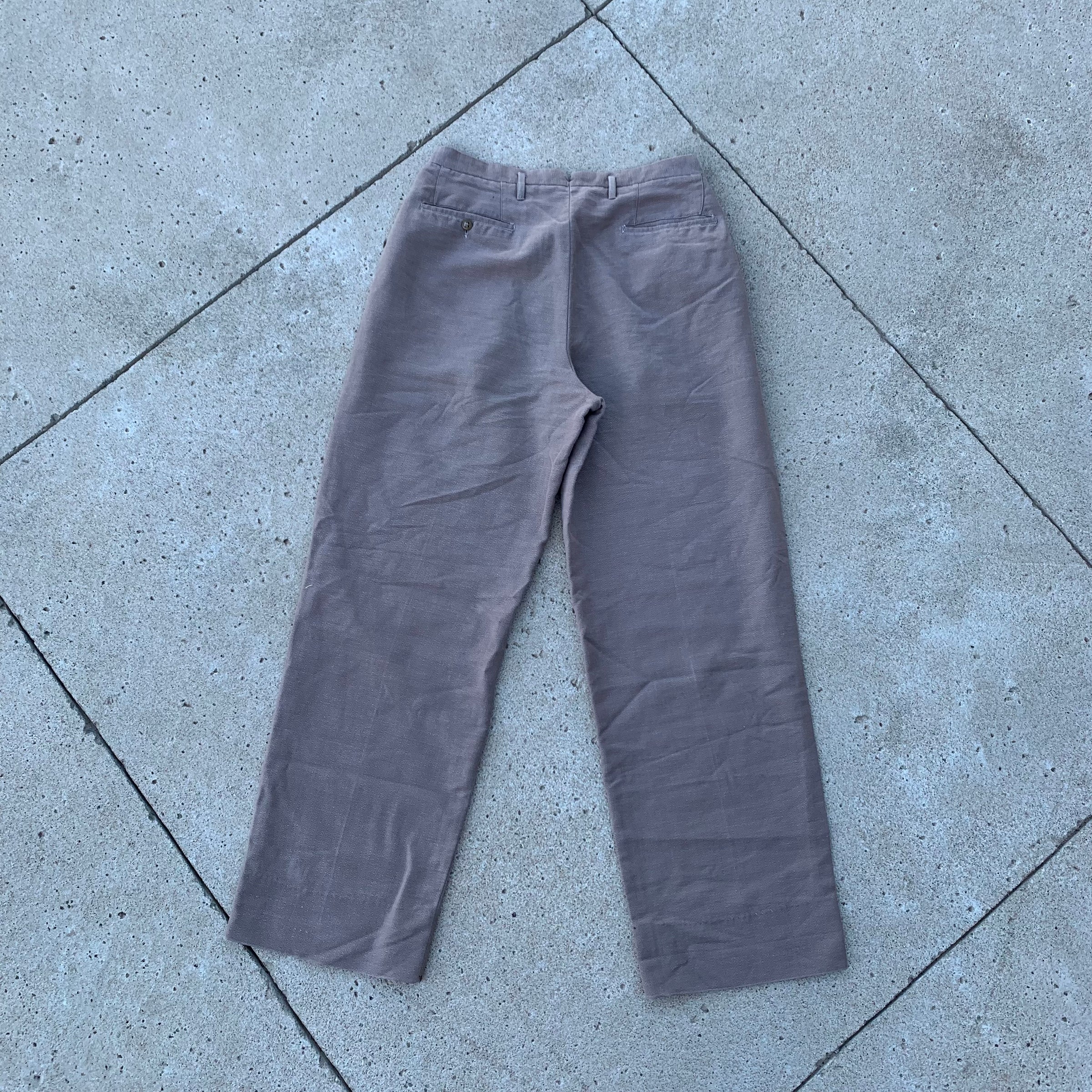 1930’s/40’s Palm Beach Fabric Trousers 29” x 30.5”