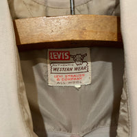 1940's Levi's Western Wear Pearl Button Gabardine Shirt Large