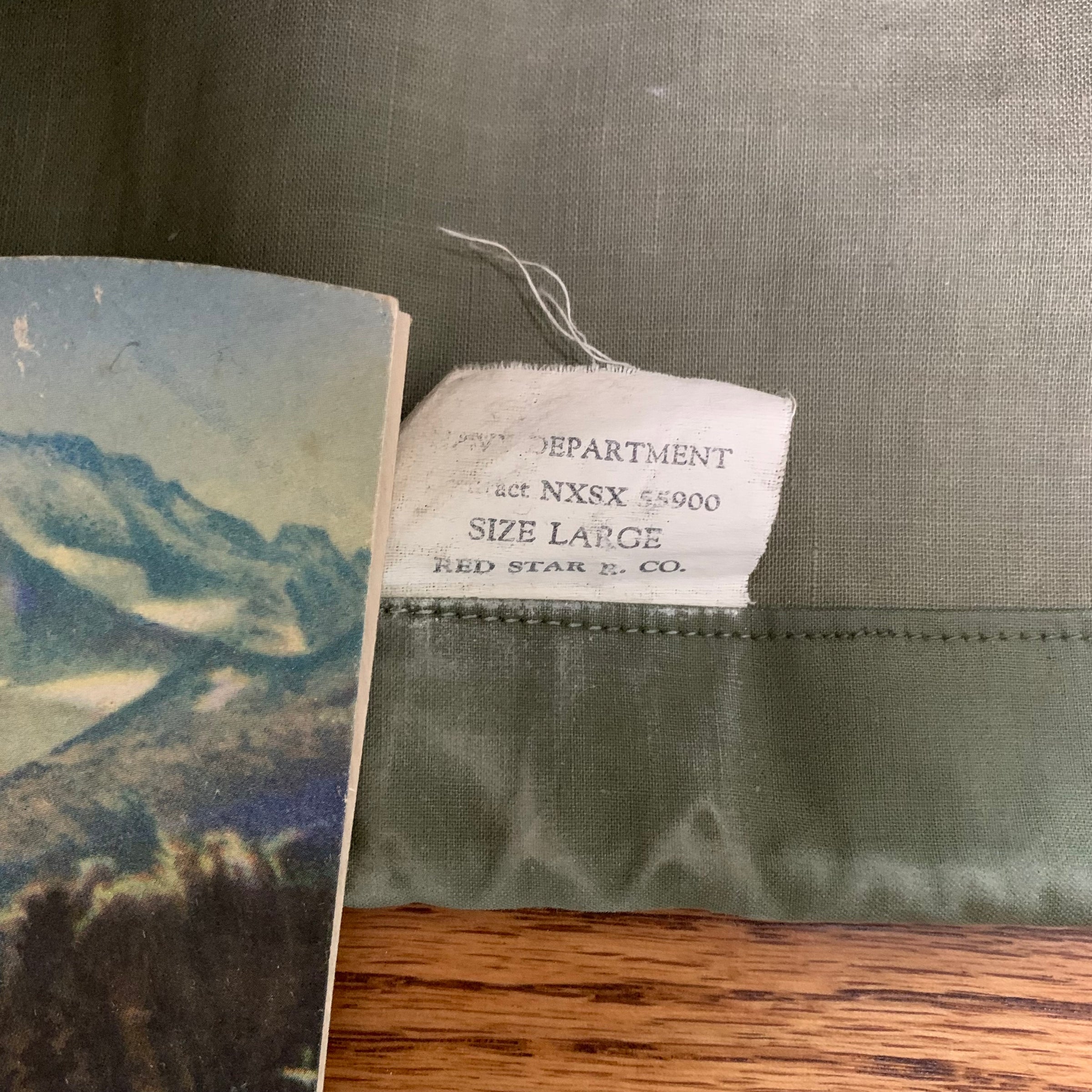 1940’s WWII USN N-2 Rain Parka Jacket Large