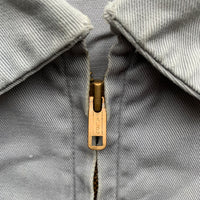 1950’s Thrashed Grey Cotton Work Jacket Large