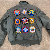 1980’s Patched CWU-45/P Flight Jacket Medium