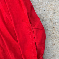 1950’s/60’s Pilgrim Red Corduroy Loop Collar Shirt Large