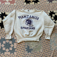 1950's Manzanita Spartans Single V Sweatshirt XS