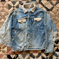 1960's Buckaroo by Big Smith Thrashed Denim Jacket Medium