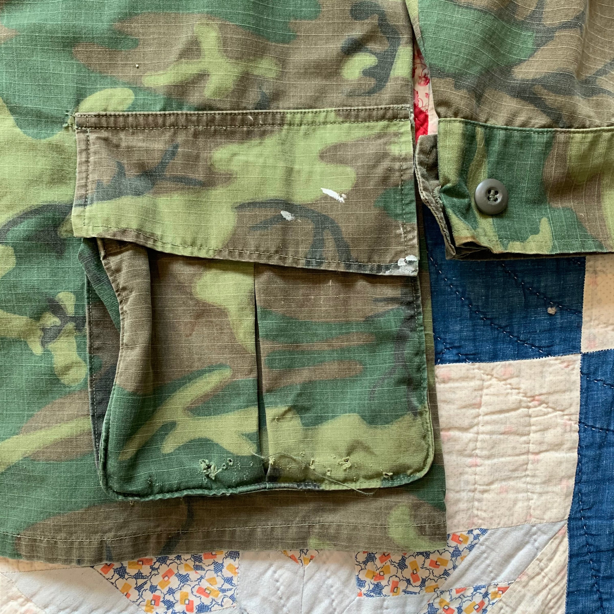 1960's Third Pattern Lowland ERDL Jungle Jacket Medium Regular