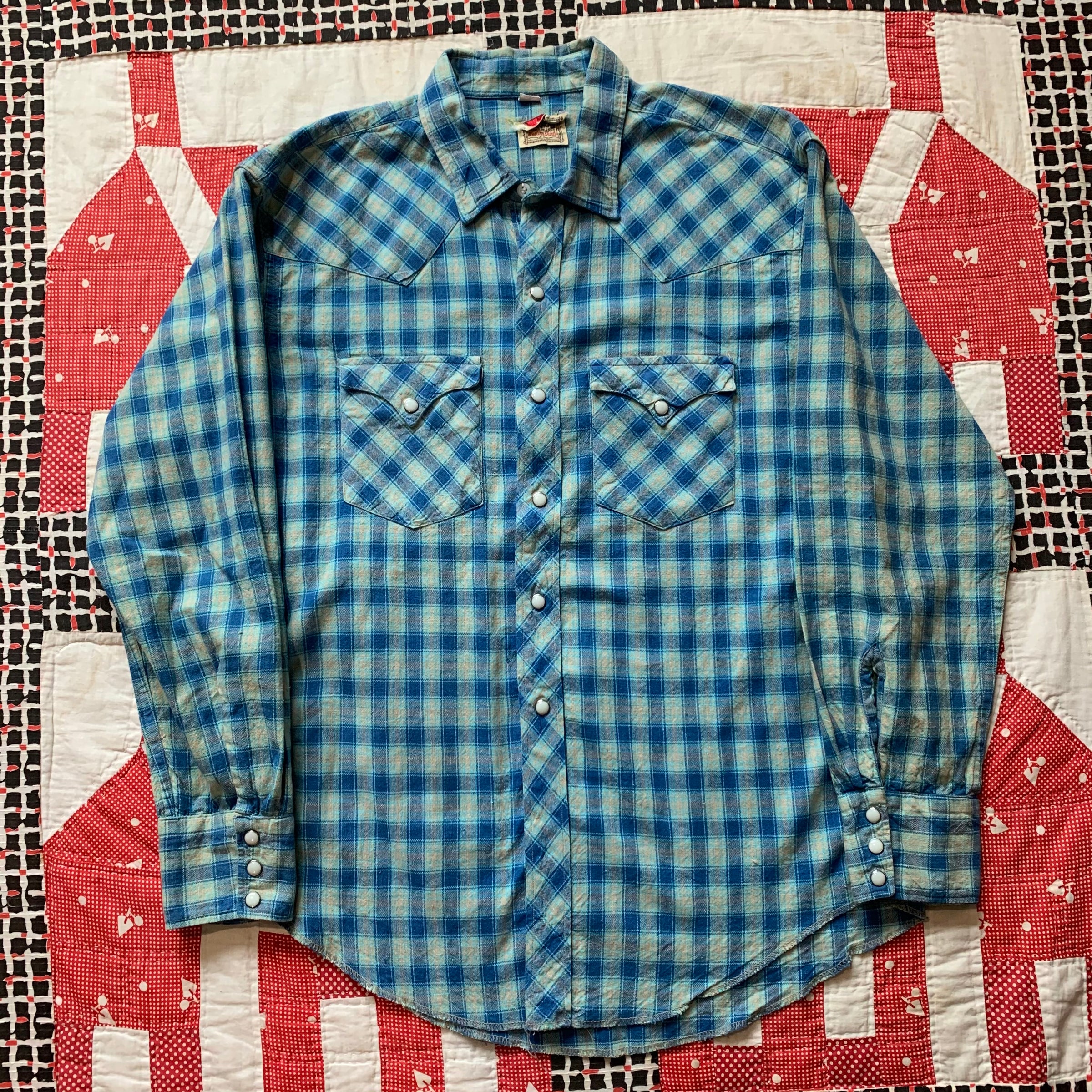 1950's Karman Western Pearl Snap Shirt M/L