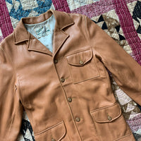 1960's Deerskin Leather Jacket Medium