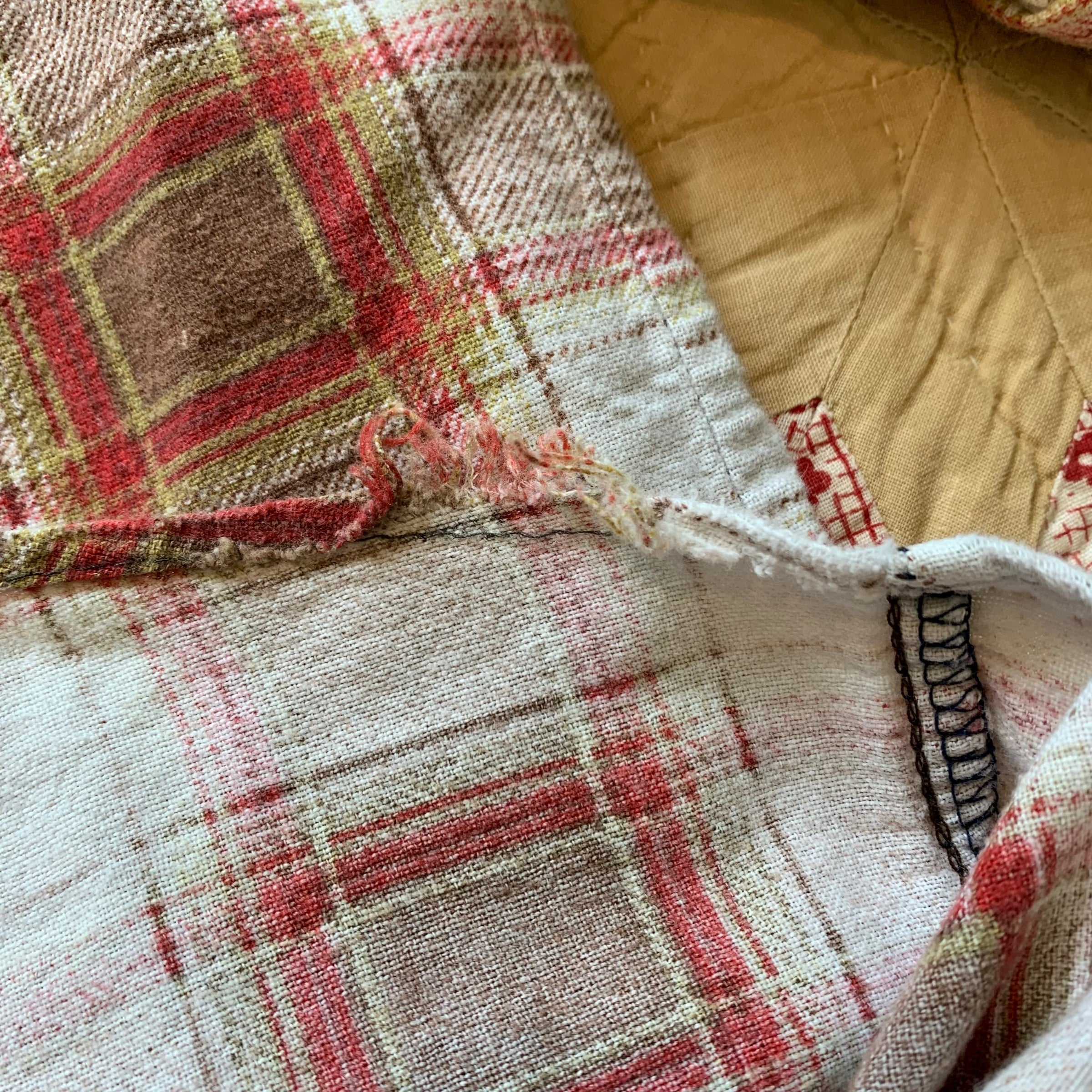 1960's/70's Woodchopper Plaid Printed Flannel Shirt Medium