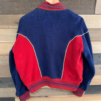 1940's/50's Butwin Reversible Red and Blue Wool Varsity Jacket M/L