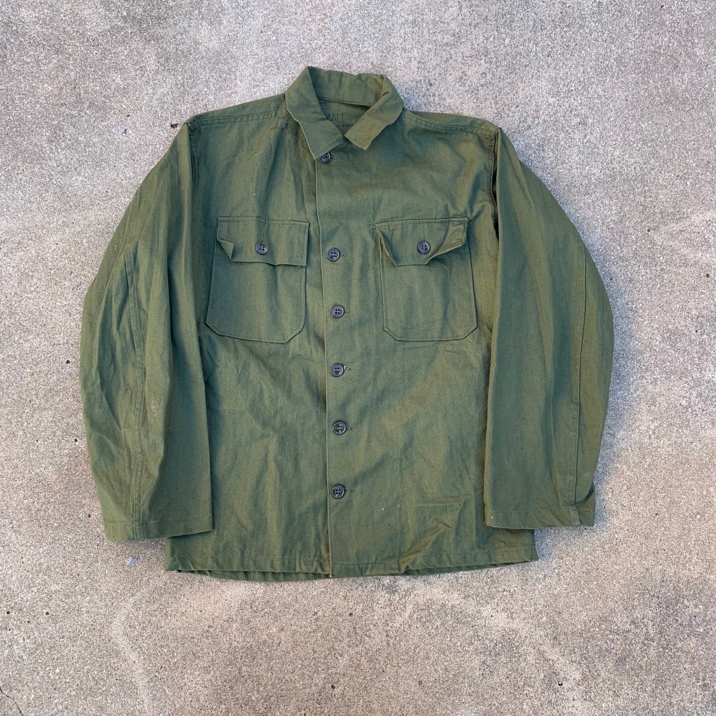 1950’s US Army OD-7 HBT Jacket Small #2