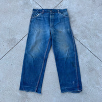 Late 40s Repaired Big Mac Jeans 35” x 29”