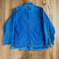 1950's Penney's Big Mac Sanforized Denim Chore Coat L/XL