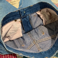 1960's Patched Distressed Denim Jeans 28" x 28"