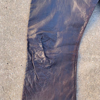 1960’s Santa Fe Leather Co Flares 31” x 32.5”
