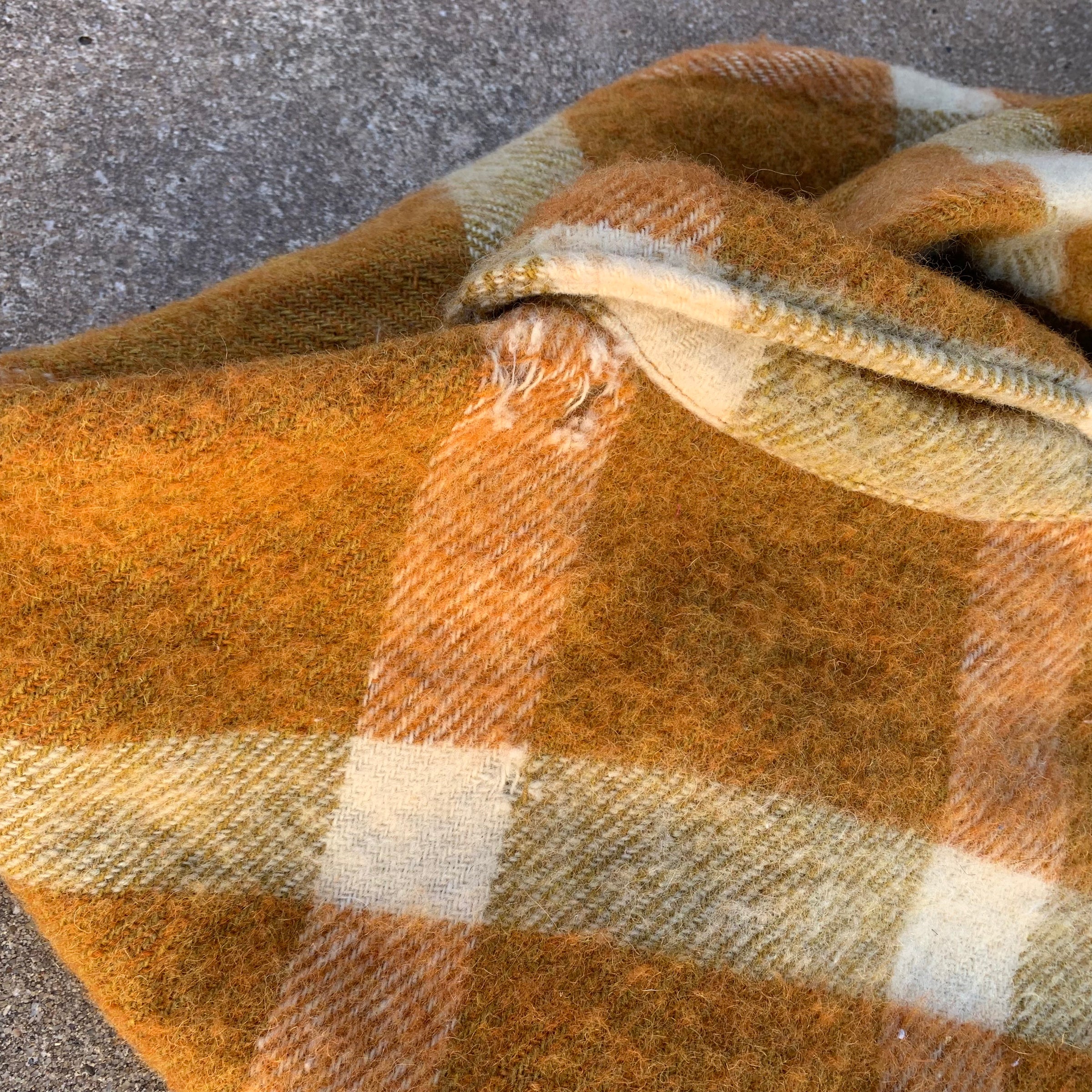 1950’s Spatz Orange Plaid CPO Shirt Jacket Small