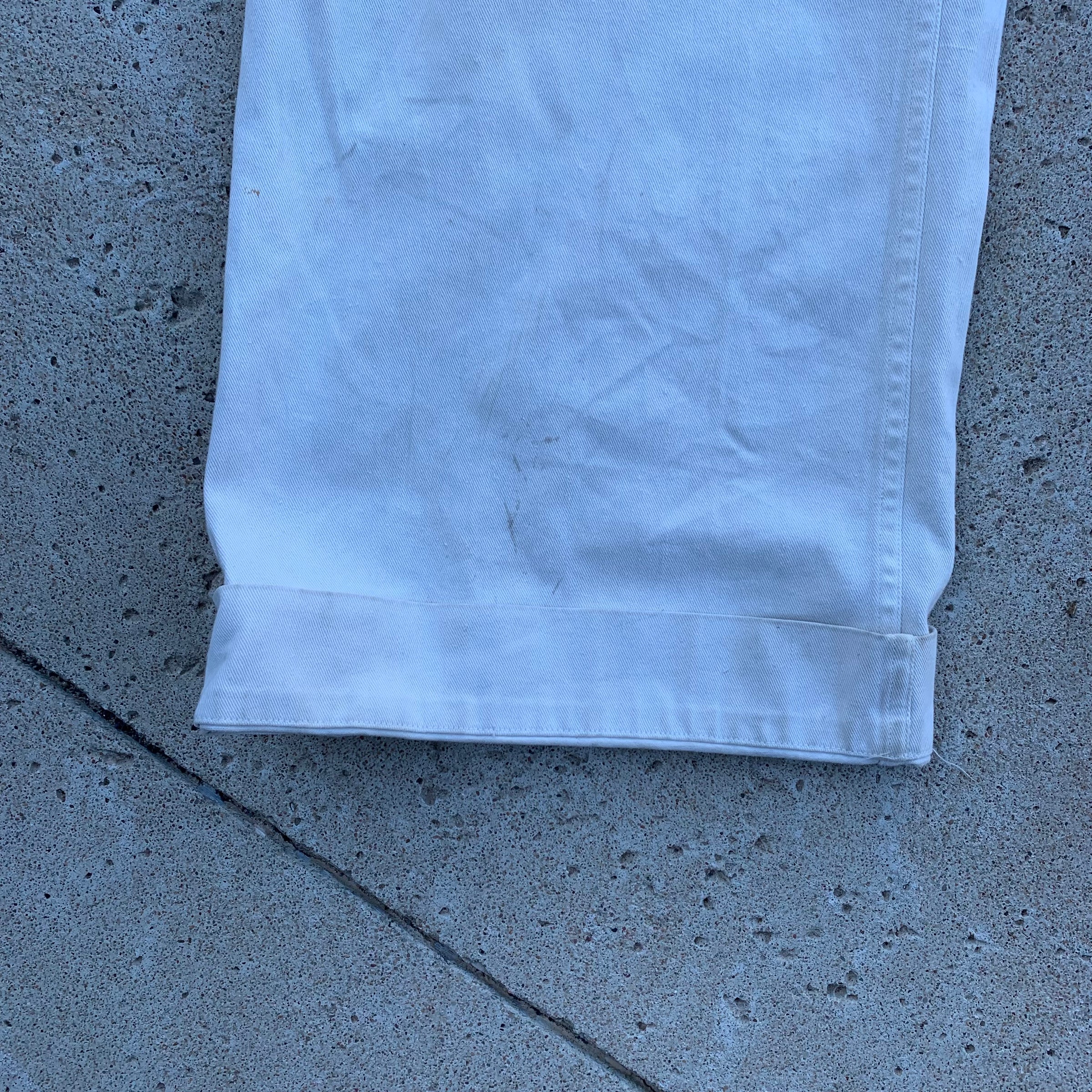 1940’s WWII Sailor Whites 32” x 30.5”