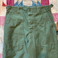 1950's/60’s OG-107 Fatigue Pants 27"-31" x 31.5"