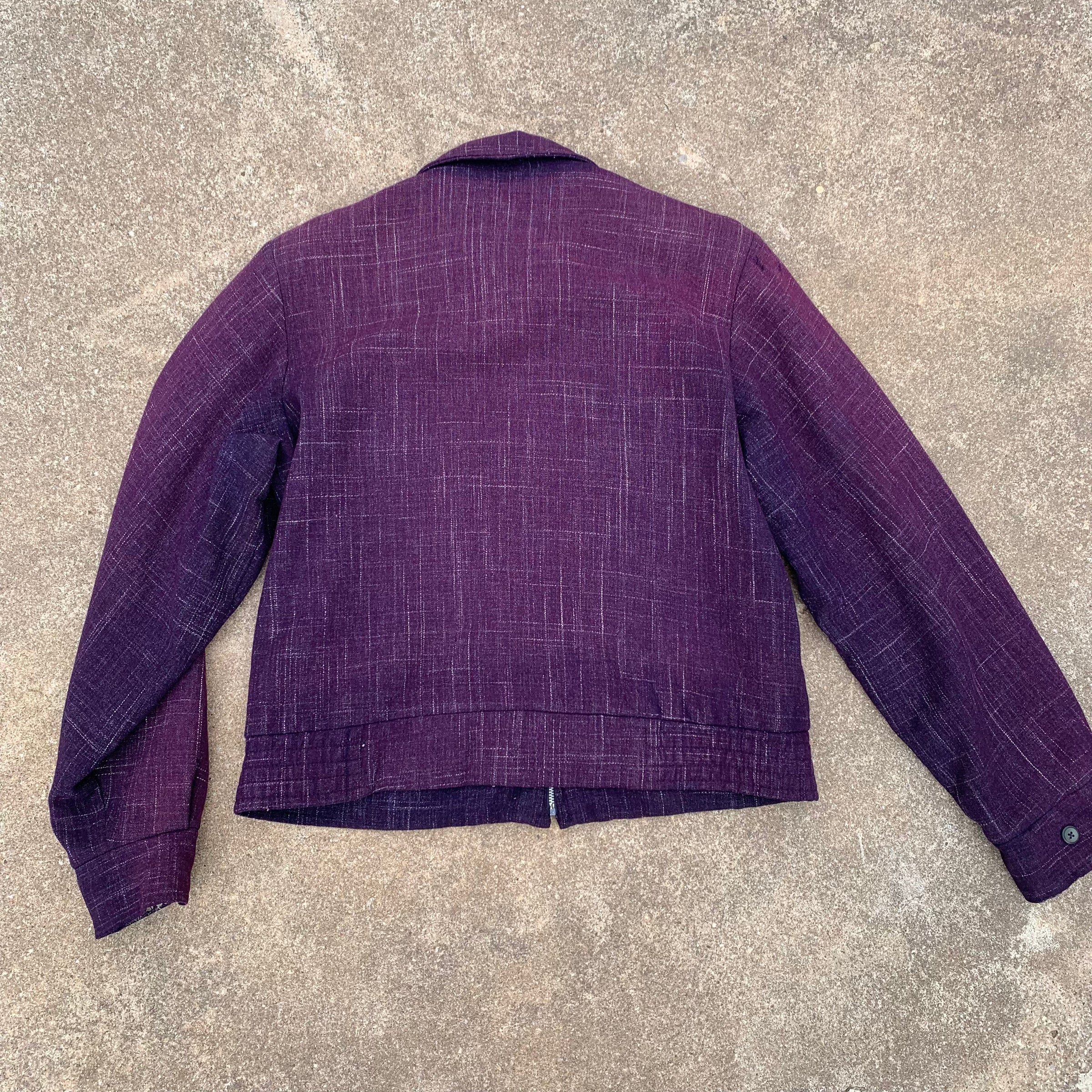 1950’s Purple Gabardine Ricky Jacket Small