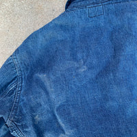 1950’s Pioneer Blanket Lined Denim Work Jacket Medium