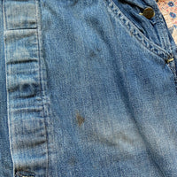 1940's/50's Allen 8oz Sanforized Denim Overalls 37" x 30"