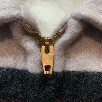 1950’s Tri-Tone Striped Fleece Rockabilly Jacket Medium