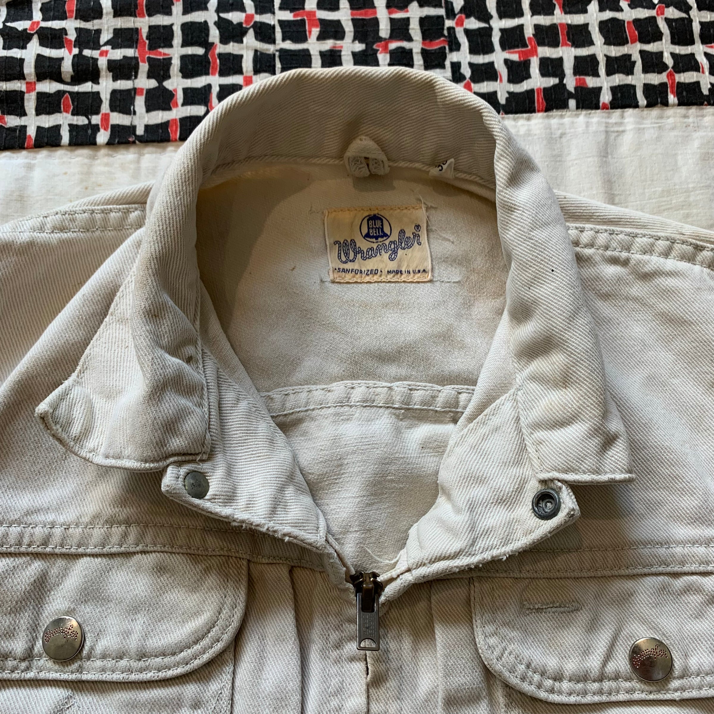 1960’s Wrangler Blue Bell Tan Denim Jacket 36