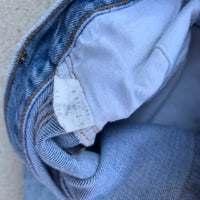 1980's Faded Light Wash Levi's 501 Redline Selvedge Denim Jeans 26" x 31.5"