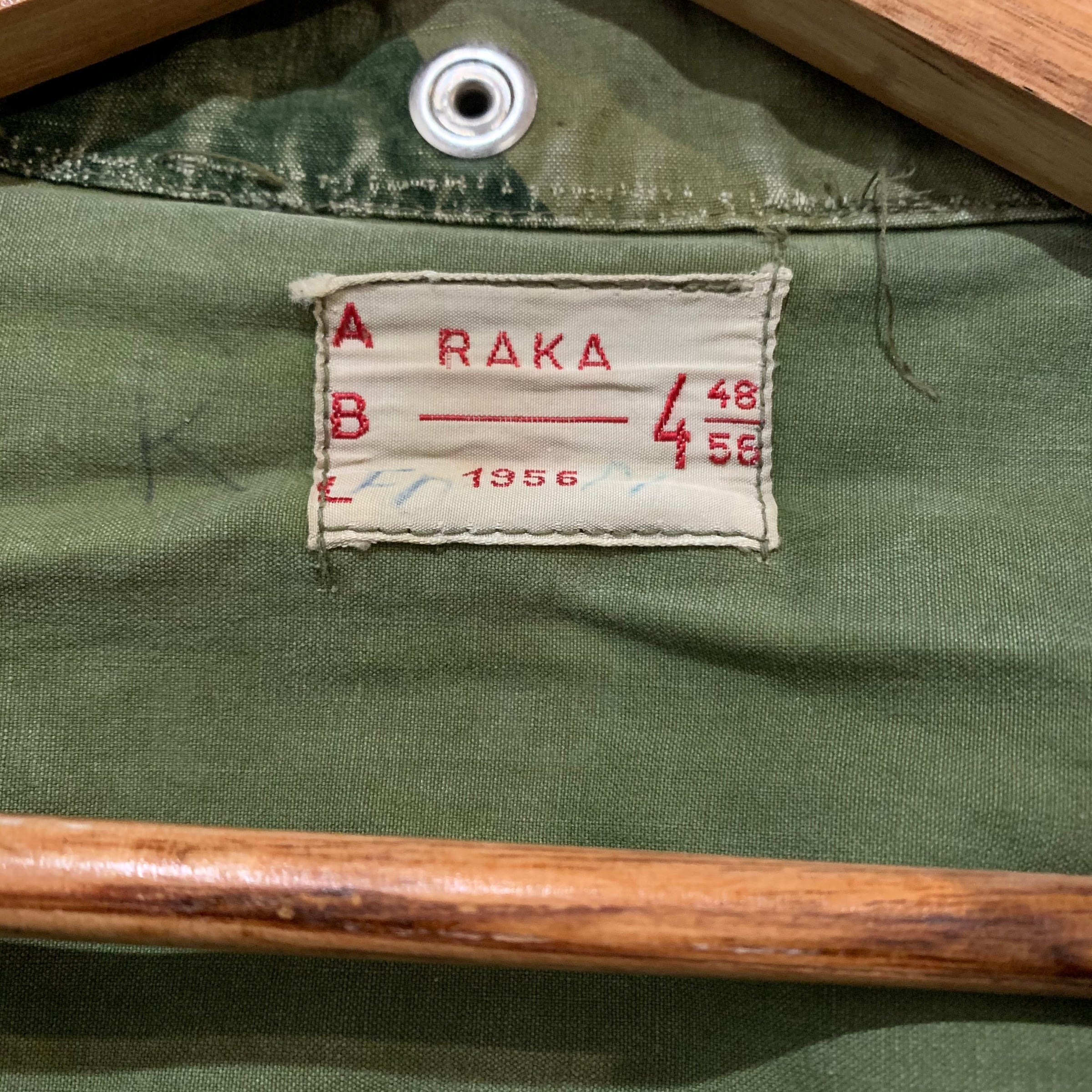 1950’s 1956 Belgian Brushstroke Camo Paratrooper Jacket Large