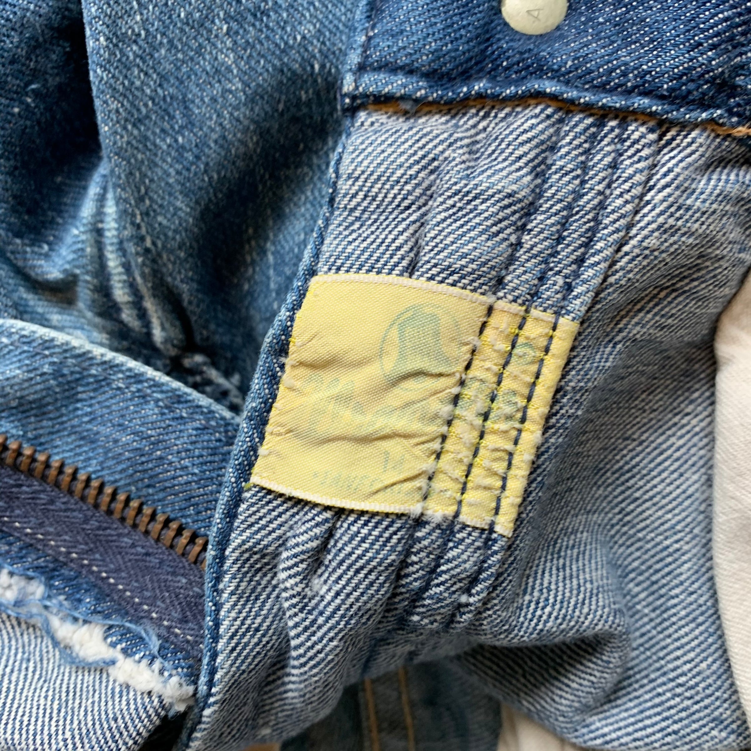 1950's Wrangler Blue Bell Sanforized Denim Jeans 26" x 29"