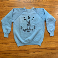 1960's C-5-1 Military Crewneck Sweatshirt Medium
