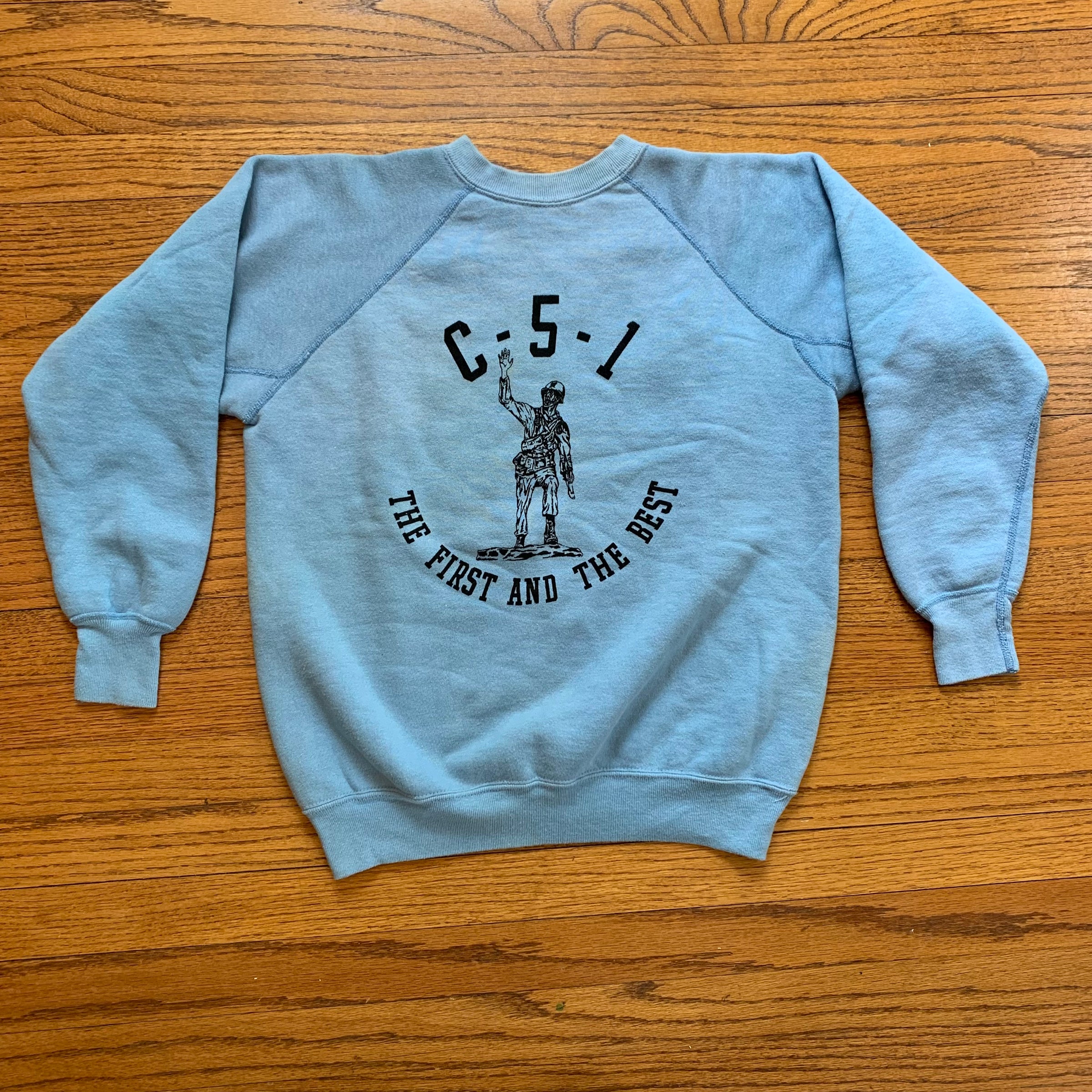1960's C-5-1 Military Crewneck Sweatshirt Medium
