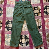 1950's/60’s OG-107 Fatigue Pants 27"-31" x 31.5"