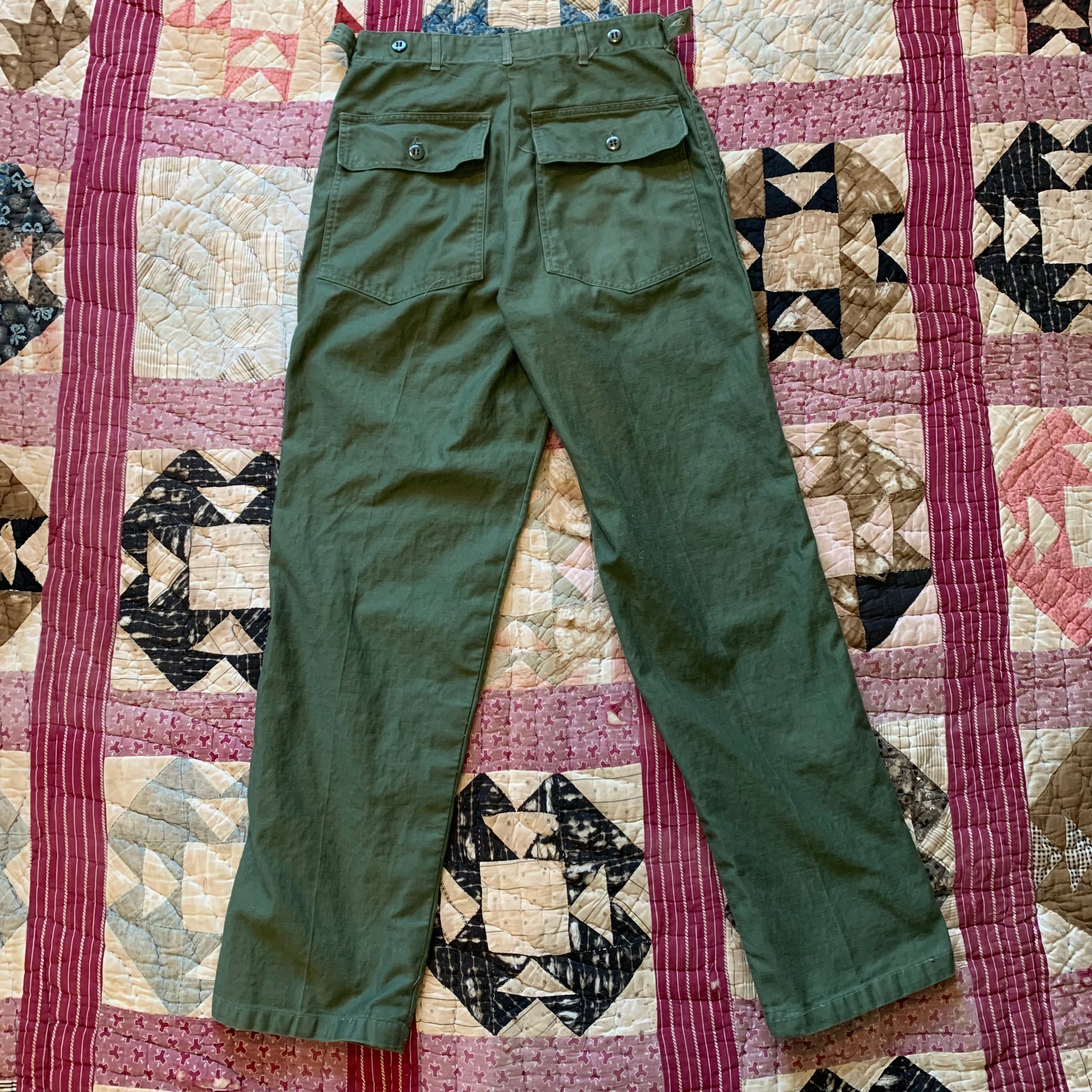 1950's/60’s OG-107 Fatigue Pants 27"-31" x 31.5"