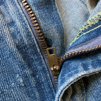 1960's Saddle Pal Repaired Half Selvedge Denim Jeans 30" x 28"