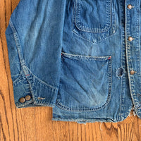 1950's Penney's Big Mac Sanforized Denim Chore Coat L/XL