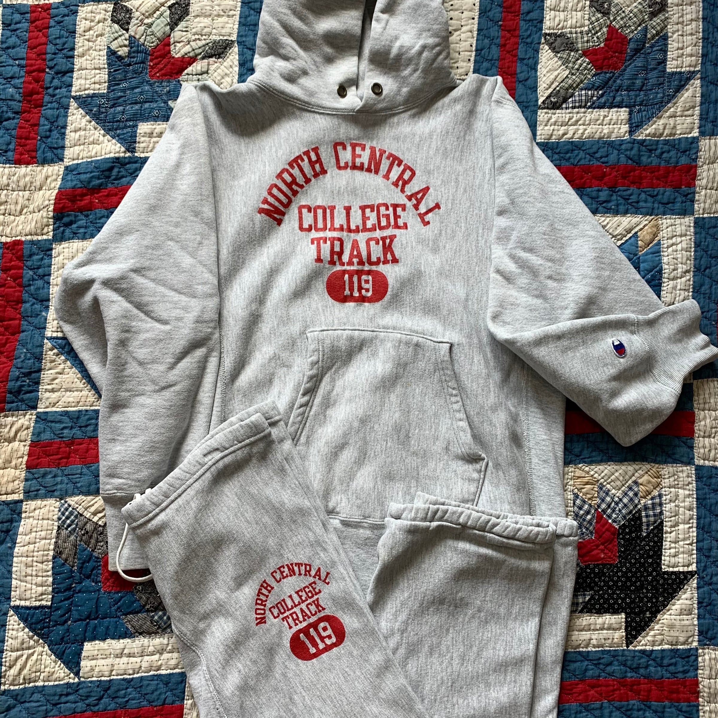 1980's Champion Reverse Weave Track Warm-up Set Medium