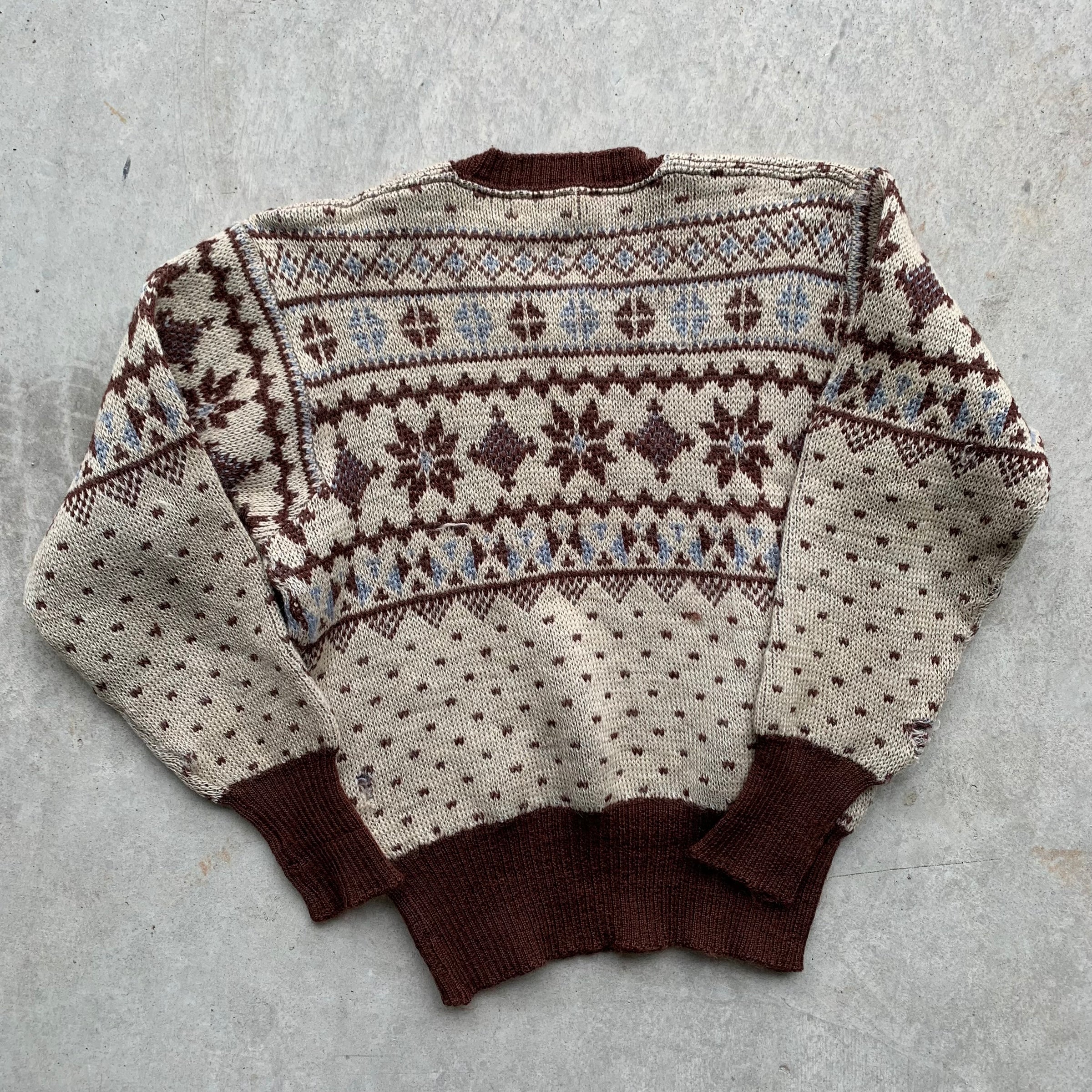 1940’s/50’s Jantzen Wool Snowflake Sweater Size 38