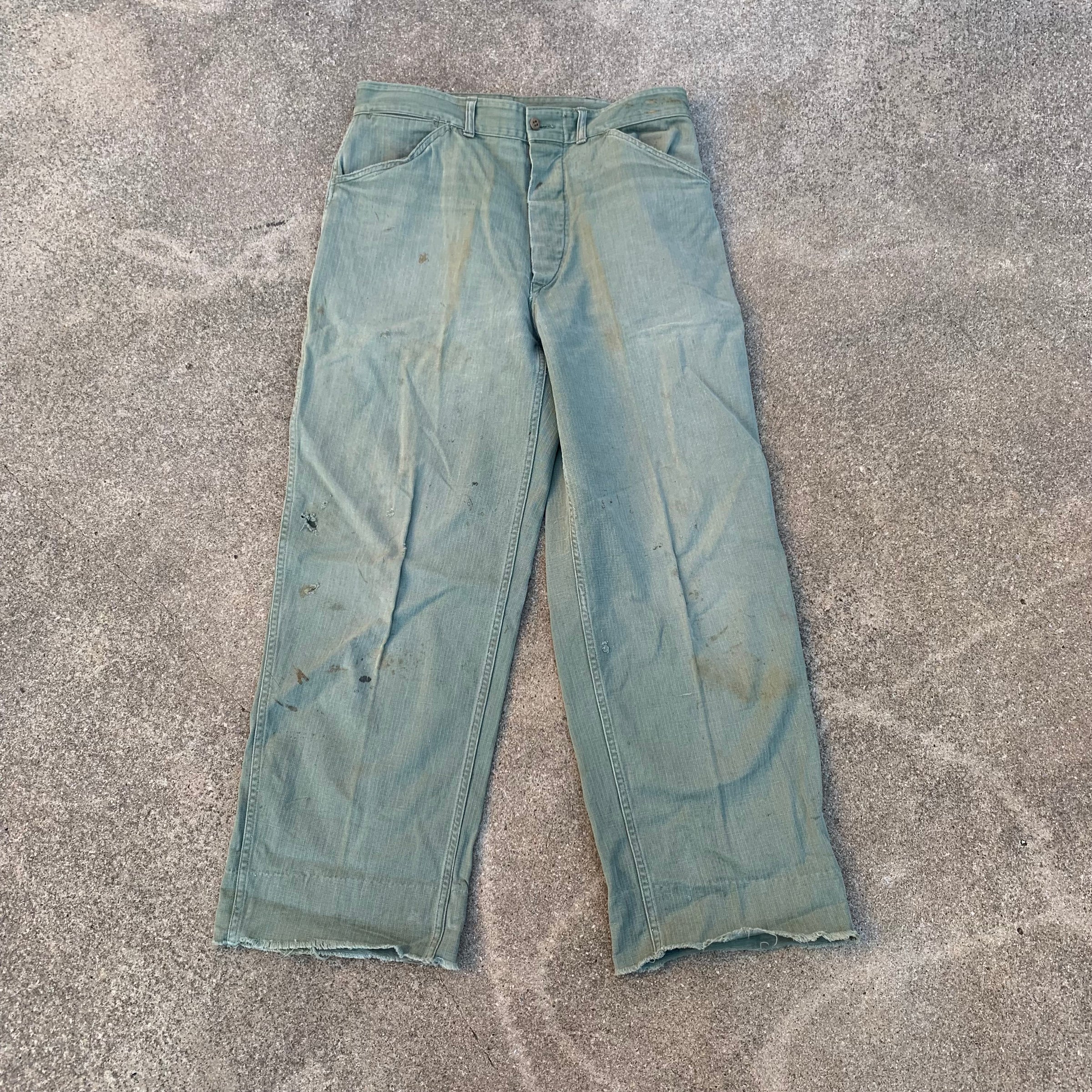1940’s USMC P-41 P-47 HBT Pants 32” x 28”