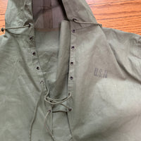1940’s WWII USN N-2 Rain Parka Jacket Large