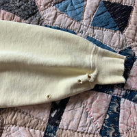 1950's Yellow Crewneck Sweatshirt Medium