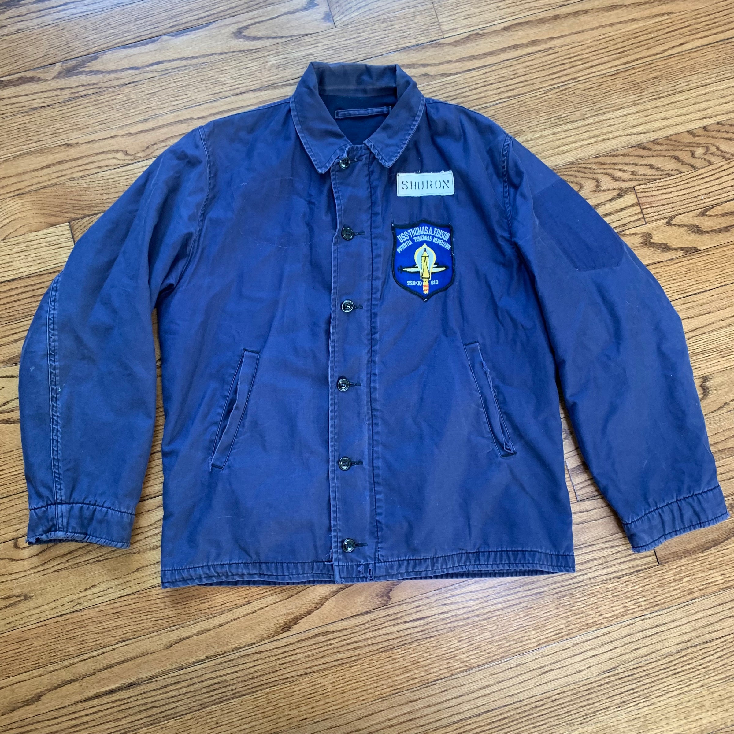 1960’s USN N-4 Utility Deck Jacket Cuban Missile Crisis Large